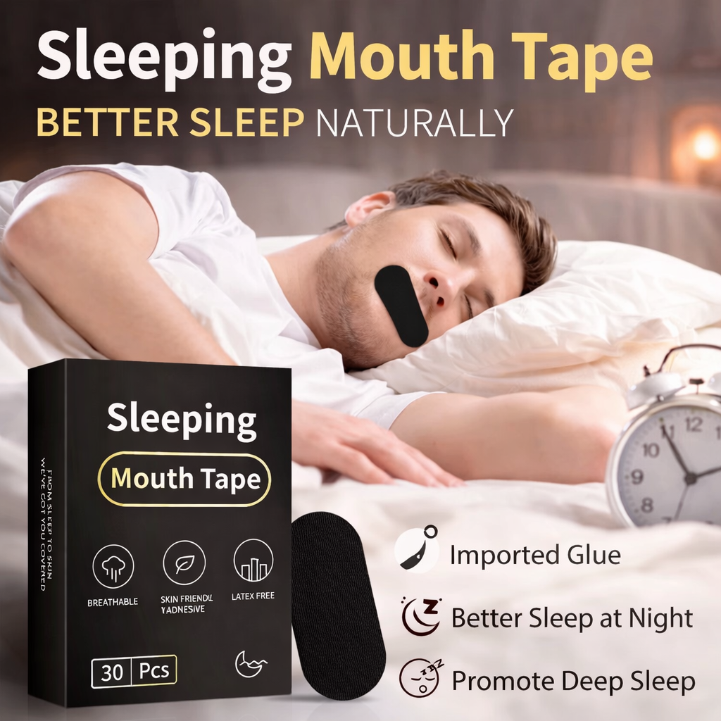 Anti-Snoring Mouth Tape – Medical-Grade Breath Strips